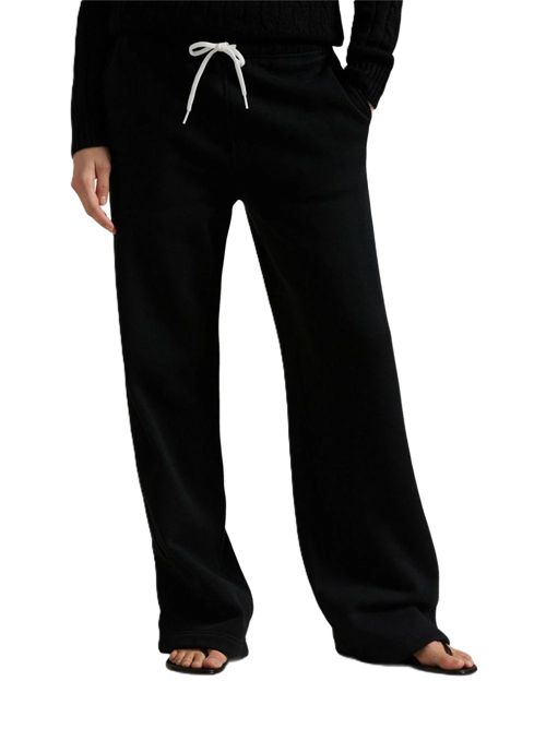 Polo Ralph Lauren sweatpant Blu scuro Wide Leg nero Polo Ralph Lauren | 211-977959-002POLO BLACK